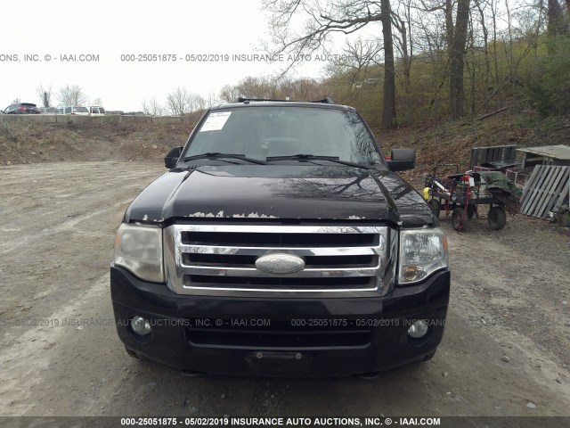 1FMFU16508LA38289 - 2008 FORD EXPEDITION XLT BLACK photo 6