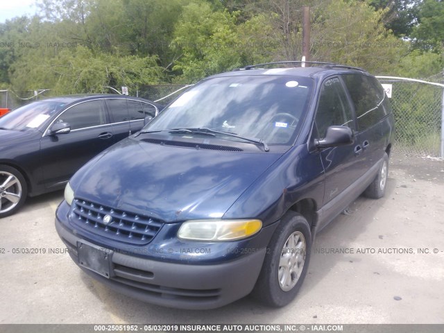 2P4GP44GXXR478155 - 1999 PLYMOUTH GRAND VOYAGER SE/EXPRESSO Dark Blue photo 2