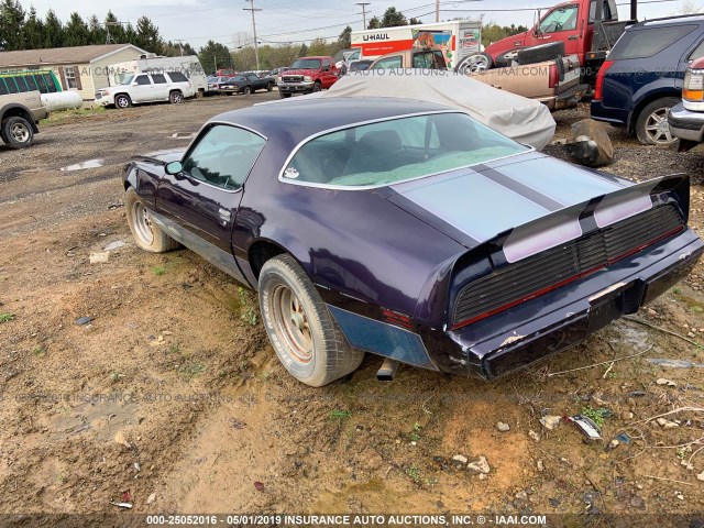 2TB7Y9N189941 - 1979 PONTIAC FIREBIRD BLUE photo 3