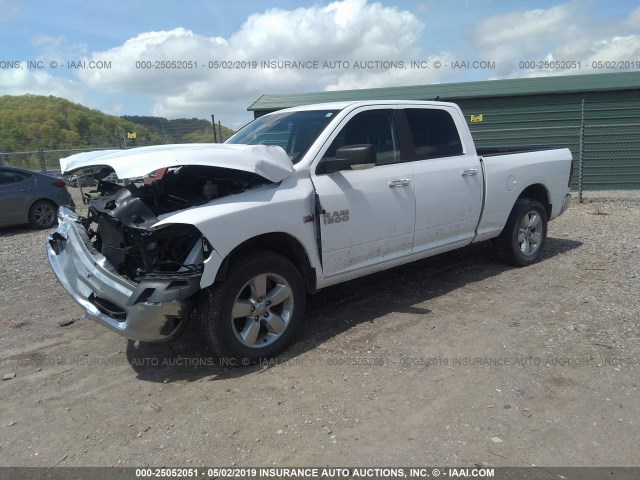 1C6RR7TT5GS379918 - 2016 RAM 1500 SLT WHITE photo 2