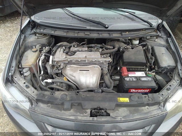 JTKJF5C74C3037427 - 2012 TOYOTA SCION TC GRAY photo 10