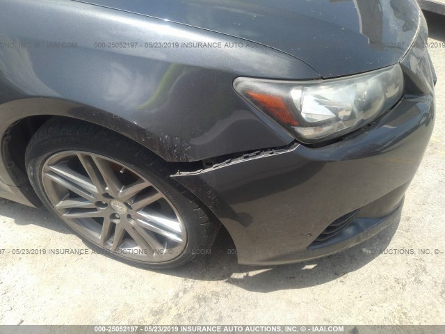 JTKJF5C74C3037427 - 2012 TOYOTA SCION TC GRAY photo 6