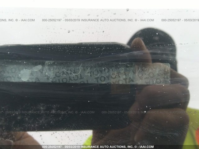 JTKJF5C74C3037427 - 2012 TOYOTA SCION TC GRAY photo 9