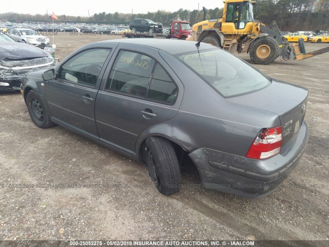 3VWRK69M44M132169 - 2004 VOLKSWAGEN JETTA GL GRAY photo 3