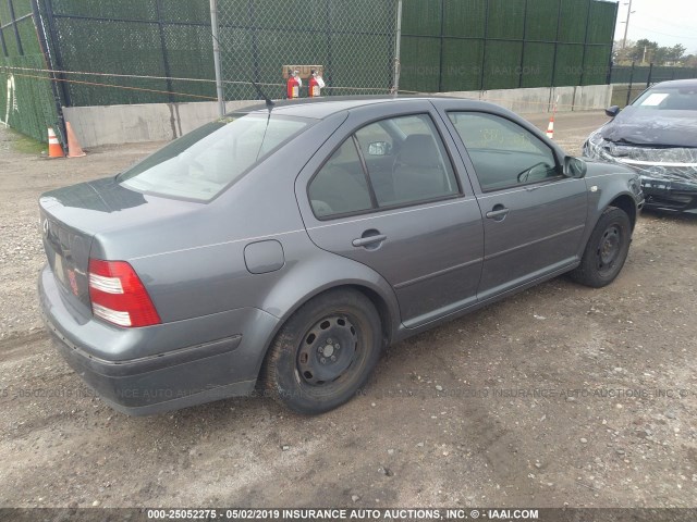 3VWRK69M44M132169 - 2004 VOLKSWAGEN JETTA GL GRAY photo 4