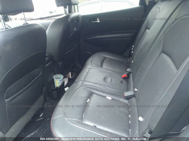 JN8AS58V78W127224 - 2008 NISSAN ROGUE S/SL SILVER photo 8