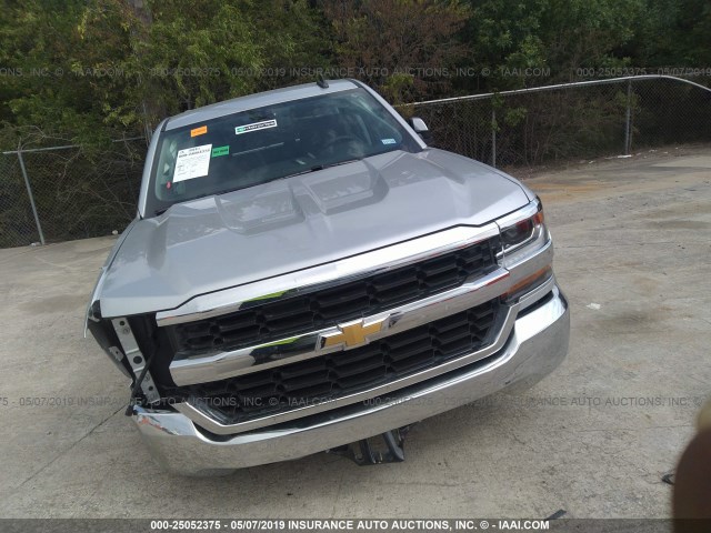 2GCRCPEC8K1141030 - 2019 CHEVROLET SILVERADO LD C1500 LT SILVER photo 6