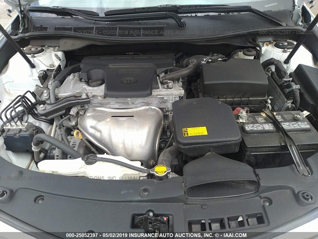 4T1BF1FK3EU421387 - 2014 TOYOTA CAMRY L/SE/LE/XLE 白色 照片 10