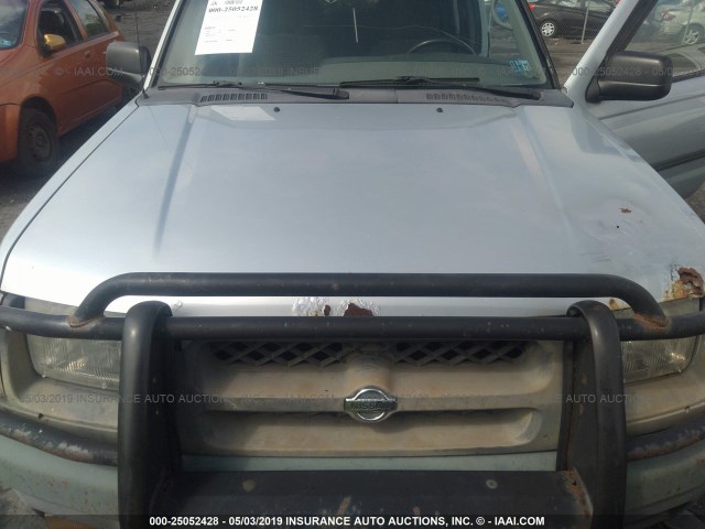 5N1ED28Y41C504417 - 2001 NISSAN XTERRA XE/SE SILVER photo 6