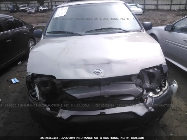 4N2ZN16T21D814044 - 2001 NISSAN QUEST SE ფერფლისფერი ფოტო 6