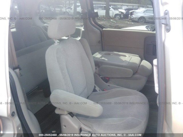 4N2ZN16T21D814044 - 2001 NISSAN QUEST SE ფერფლისფერი ფოტო 8