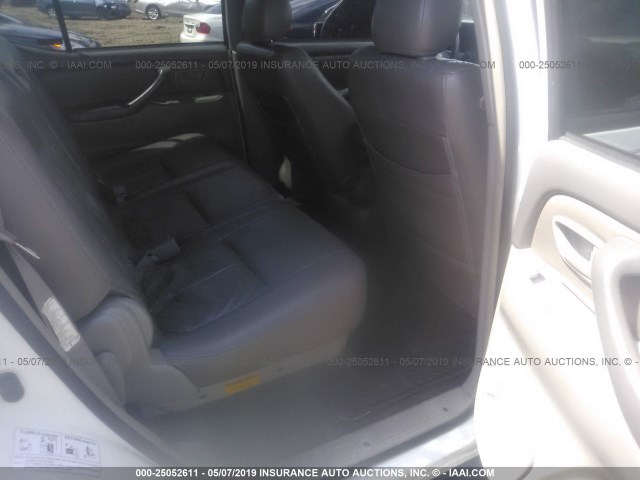 5TDZT34A76S278399 - 2006 TOYOTA SEQUOIA SR5 WHITE photo 8