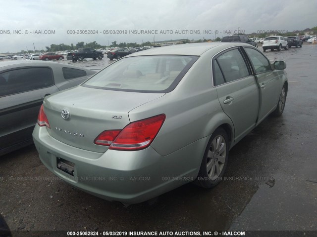 4T1BK36B37U201208 - 2007 TOYOTA AVALON XL/XLS/TOURING/LIMITED GREEN photo 4