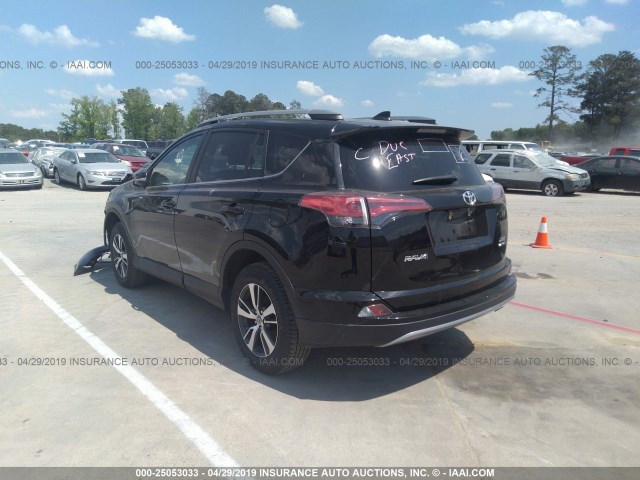 2T3RFREV8JW816076 - 2018 TOYOTA RAV4 ADVENTURE/XLE BLACK photo 3