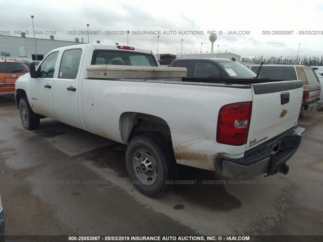 1GC1CVCG3DF216512 - 2013 CHEVROLET SILVERADO C2500 HEAVY DUTY WHITE photo 3