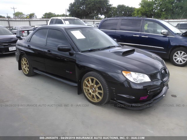 JF1GD76627L525647 - 2007 SUBARU IMPREZA WRX STI BLACK photo 1