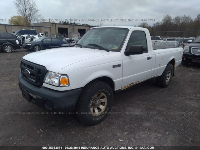 1FTYR11U68PA51568 - 2008 FORD RANGER WHITE photo 2