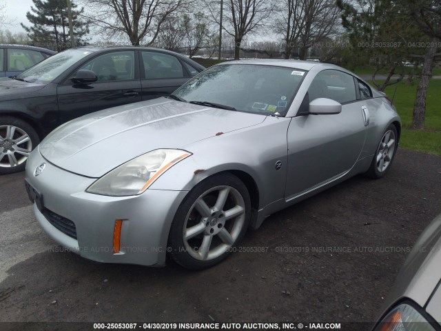 JN1AZ34E73T009382 - 2003 NISSAN 350Z COUPE SILVER photo 2