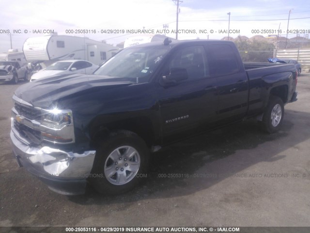 2GCRCPEC5K1146251 - 2019 CHEVROLET SILVERADO LD C1500 LT BLACK photo 2