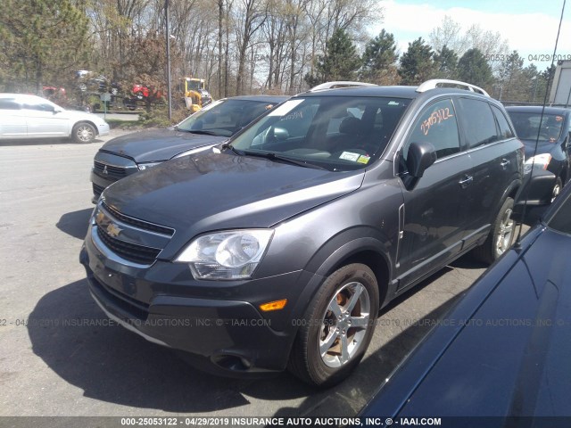 3GNAL3EK9DS551654 - 2013 CHEVROLET CAPTIVA LT GRAY photo 2