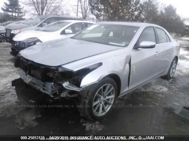 1G6AR5SS5K0105810 - 2019 CADILLAC CTS LUXURY SILVER photo 2