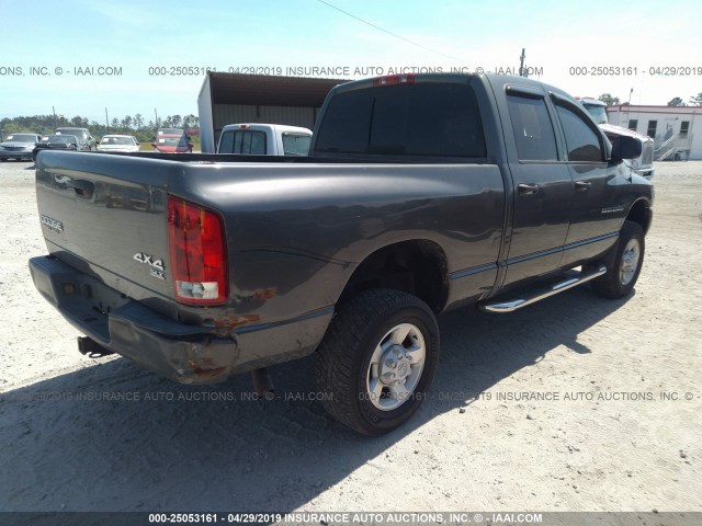 3D7KU28D53G750239 - 2003 DODGE RAM 2500 ST/SLT GRAY photo 4