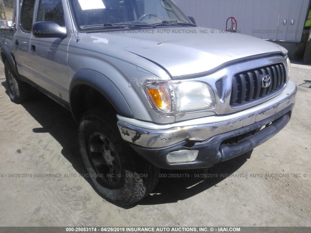 5TEHN72N92Z068001 - 2002 TOYOTA TACOMA DOUBLE CAB 银色 照片 6