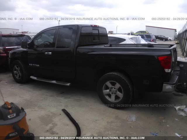 1N6BA06B16N555563 - 2006 NISSAN TITAN XE/SE/LE BLACK photo 3