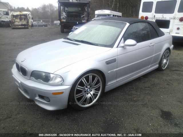 WBSBR93402EX21824 - 2002 BMW M3 SILVER photo 2