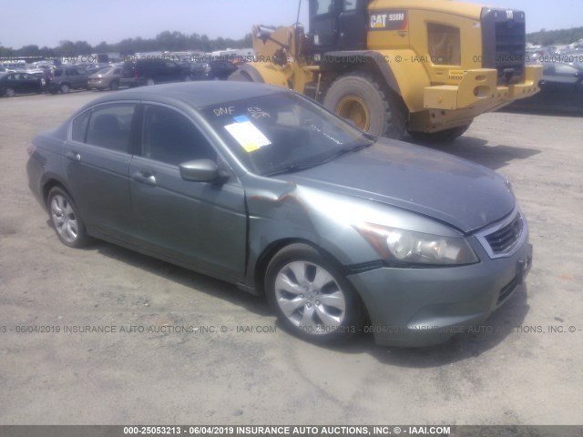 1HGCP26748A118925 - 2008 HONDA ACCORD GREEN photo 1