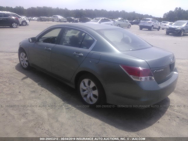 1HGCP26748A118925 - 2008 HONDA ACCORD GREEN photo 3