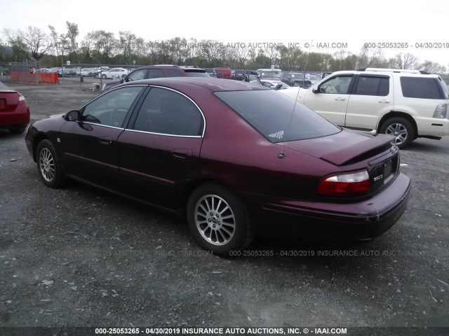 1MEHM55S24A627019 - 2004 MERCURY SABLE LS PREMIUM MAROON photo 3