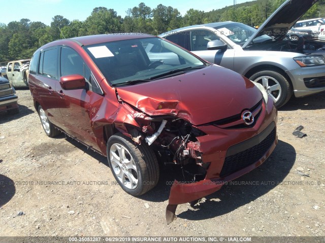 JM1CR2W33A0387158 - 2010 MAZDA 5 RED photo 1