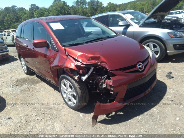 JM1CR2W33A0387158 - 2010 MAZDA 5 RED photo 6