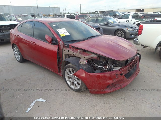 1C3CDFBA5DD226757 - 2013 DODGE DART SXT RED photo 1