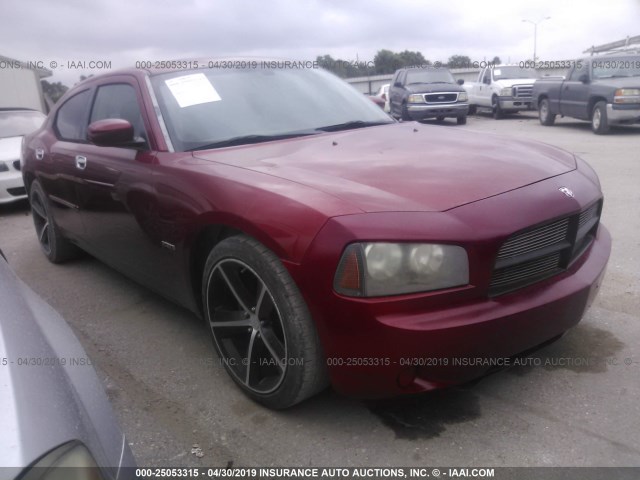 2B3KA53H96H424724 - 2006 DODGE CHARGER R/T RED photo 1