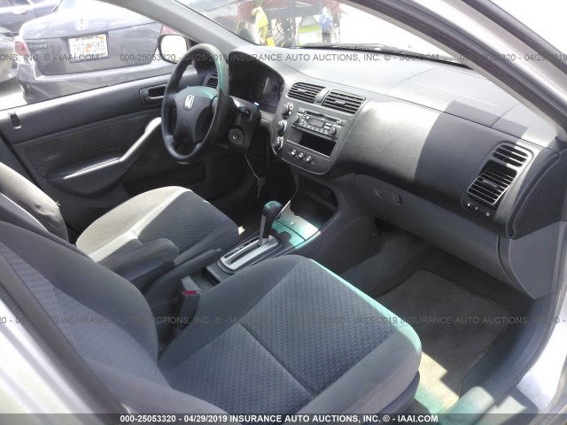 1HGES16374L005113 - 2004 HONDA CIVIC DX VP Gümüş foto 5