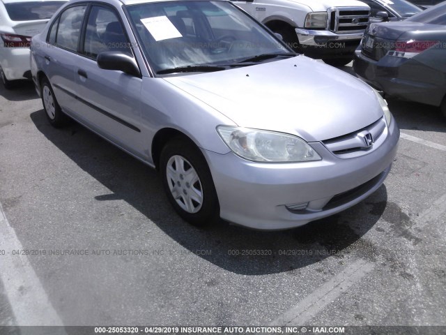 1HGES16374L005113 - 2004 HONDA CIVIC DX VP Gümüş foto 6