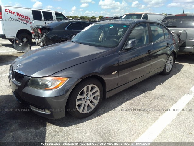 WBAVB175X6NK33626 - 2006 BMW 325 I AUTOMATIC GRAY photo 2