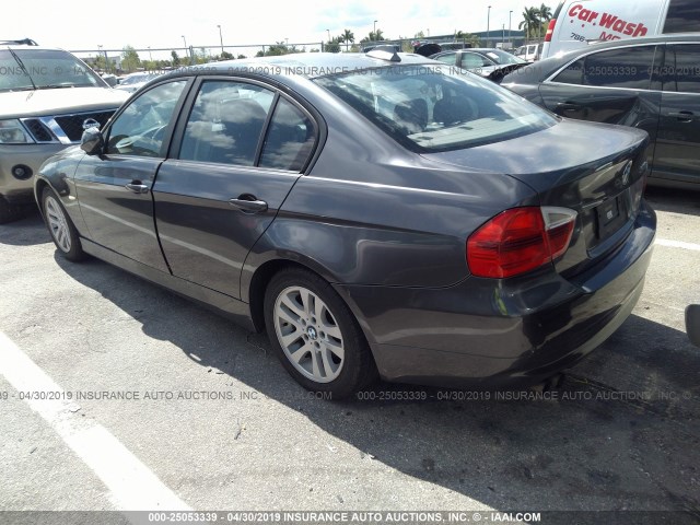 WBAVB175X6NK33626 - 2006 BMW 325 I AUTOMATIC GRAY photo 3