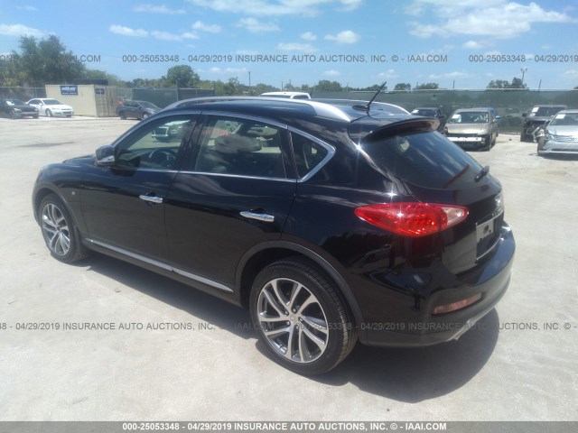 JN1BJ0RP5HM384693 - 2017 INFINITI QX50 BLACK photo 3