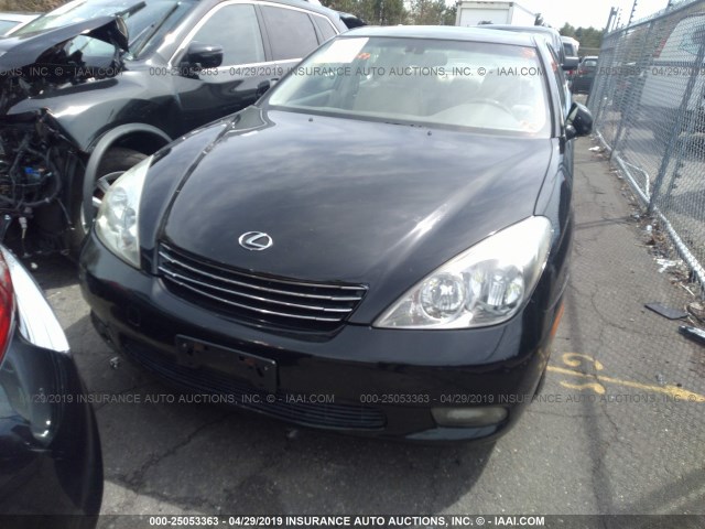 JTHBF30G130103954 - 2003 LEXUS ES 300 BLACK photo 6