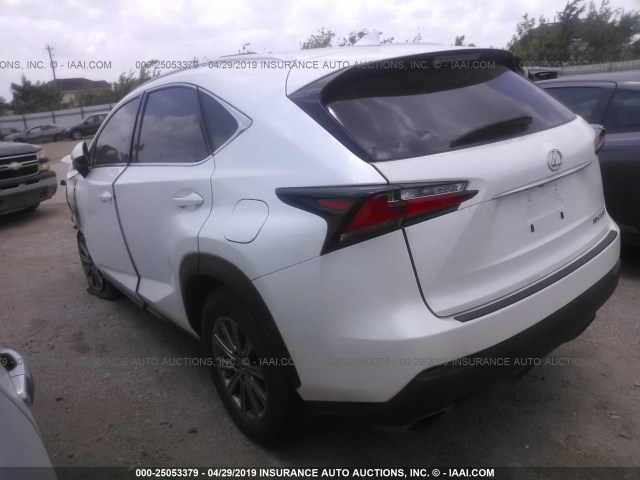 JTJYARBZ1G2025274 - 2016 LEXUS NX 200T/BASE/F SPORT WHITE photo 3