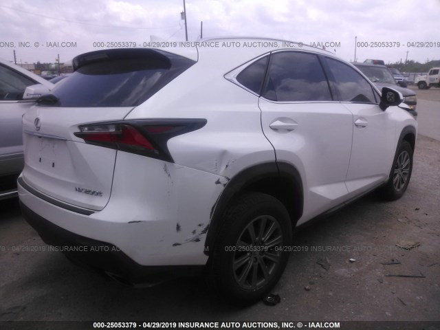 JTJYARBZ1G2025274 - 2016 LEXUS NX 200T/BASE/F SPORT WHITE photo 4