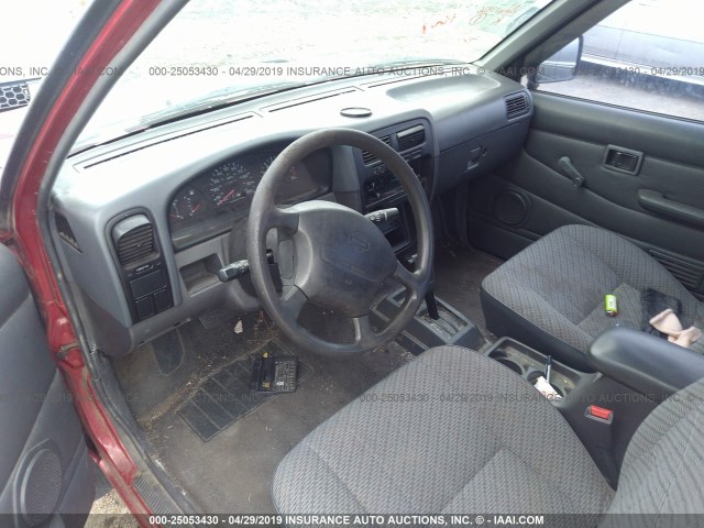 1N6SD16S8VC377321 - 1997 NISSAN TRUCK RED photo 5