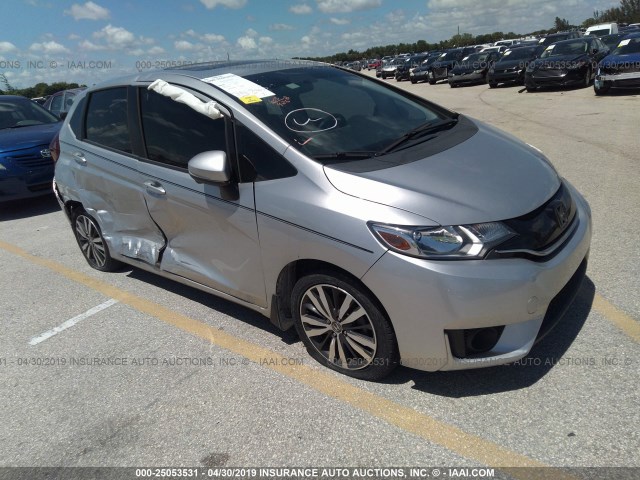 3HGGK5H82FM784950 - 2015 HONDA FIT EX/EXL SILVER photo 1