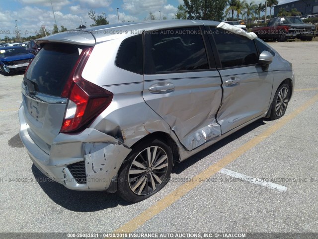 3HGGK5H82FM784950 - 2015 HONDA FIT EX/EXL SILVER photo 4