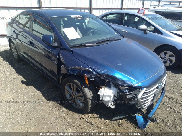 5NPD84LF5JH353436 - 2018 HYUNDAI ELANTRA SEL/VALUE/LIMITED BLUE photo 1