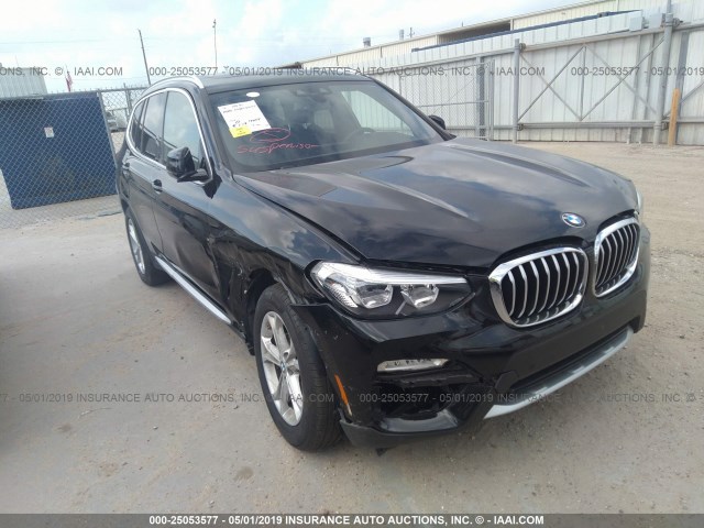 5UXTR7C53KLF26936 - 2019 BMW X3 SDRIVE30I BLACK photo 1