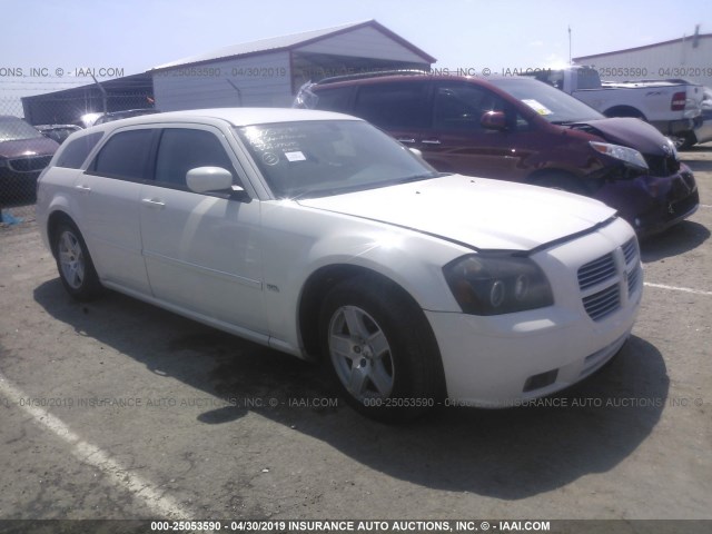 2D4FV47V46H460595 - 2006 DODGE MAGNUM SXT WHITE photo 1